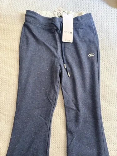 Calça de malha ALO cor azul 