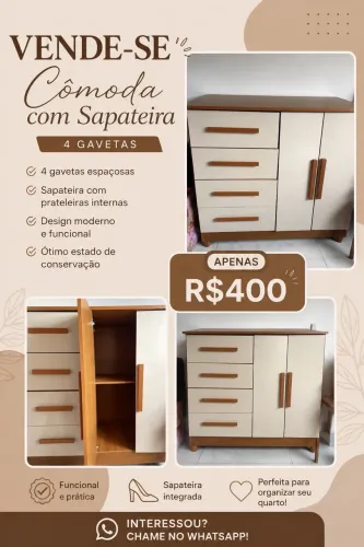 Cômoda usada