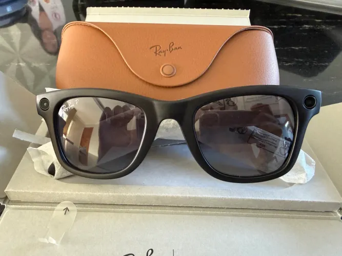 Ray-Ban Meta Gen 2 Wayfarer 50mm Preto Fosco - Lente Polarizada