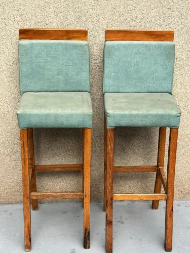 Banquetas Rústicas para Área Interna e externa - Conjunto com 4 Unidades