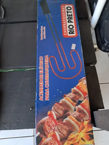Acendedor elétrico para churrasqueira