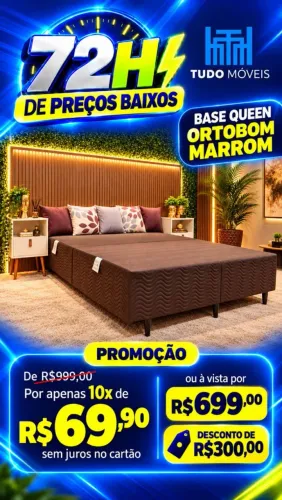 Base Queem Ortobom Marron