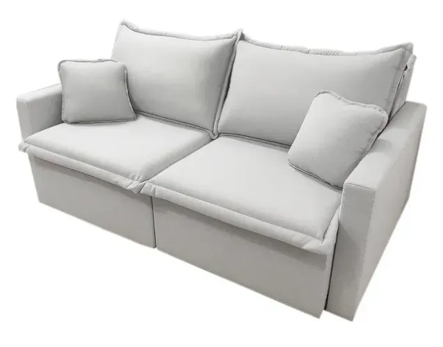 Sofá Retrátil Verona 180cm 2 Lugares em Linho