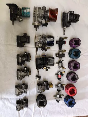 Lote peças motores Nitro Pro alta performance automodelo 