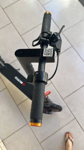 Patinete Elétrico com Amortecedor Premium Dobrável 35km até 120kg Motorizado 500W