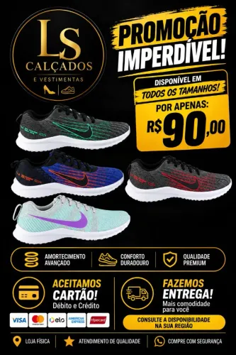 Sapatos esportivos