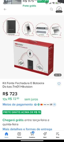 Kit controle de acesso