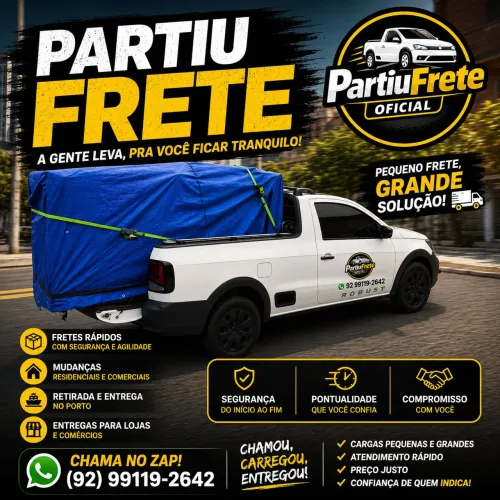? FRETE RÁPIDO EM MANAUS | MUDANÇAS 
