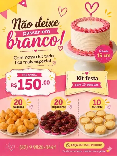 Kit festa para 10 pessoas