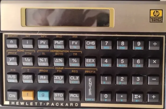 Máquina calculadora HP 12C