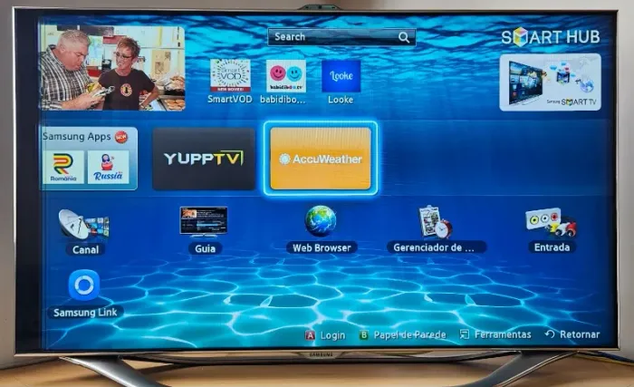 SmarTV Samsung UN46ES8000