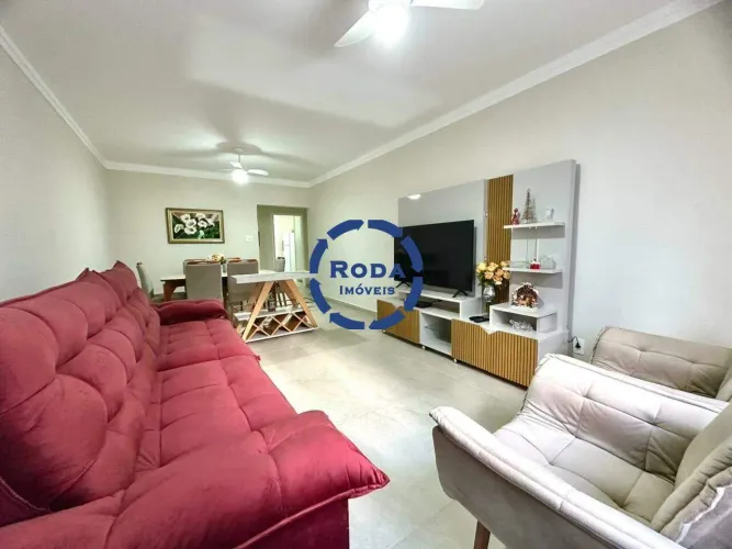 Apartamento 3 quartos frente mar no Gonzaga