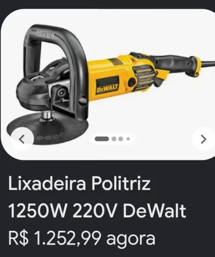 Lixadeira Politriz Dewalt