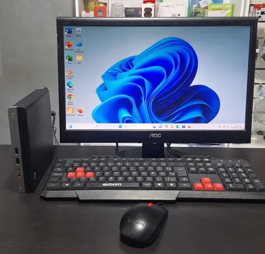 PC HP mini Intel core i5 9°geração 8GB de memória ram ssd 120GB Windows 11 64bits!!
