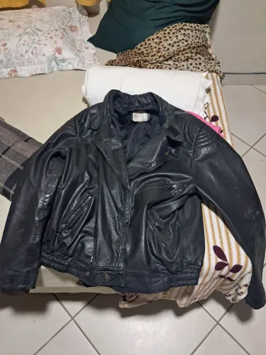 Vendo jaqueta de couro motociclista