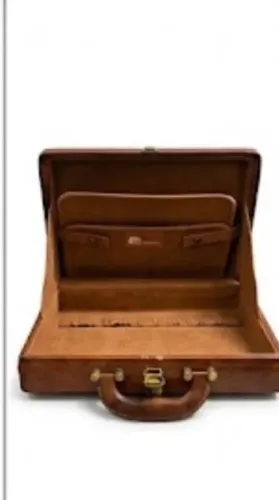 Elegante maleta executiva em couro legítimo