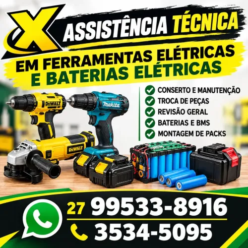 Assistência técnica em ferramentas elétricas