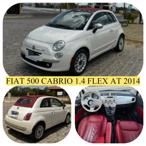 Fiat 500 Cabrio/ Coupe Gucci/flex 1.4 Aut. 2014