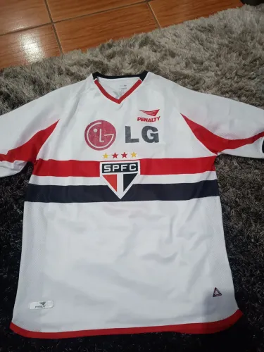 Camiseta são Paulo pênalti modelo 2002 tamanho M