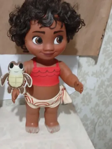 Animators Moana pezinhos na areia