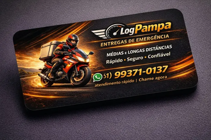Entregas longa e média distância - Moto