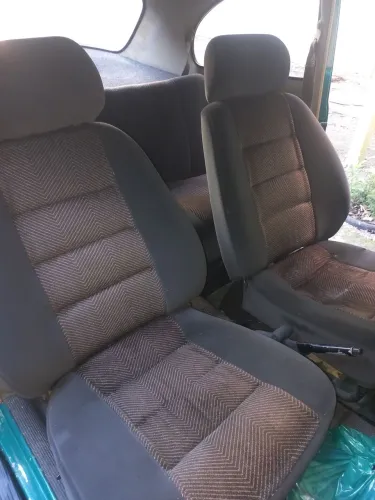 Jogo de bancos e tampão fusca