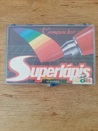 Estojo Lapiseiras Compactor - Raridade anos 80 / 90