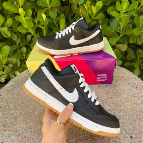 Tênis Dunk feminino Casual unissex Sneaker Skatista Courino