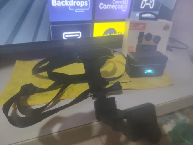 Suporte para celular+ Microfone de Lapela 