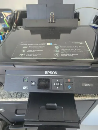 Excelente Oportunidade! Epson EcoTank L475 Wi-Fi - Com Tinta | Pronta para Usar