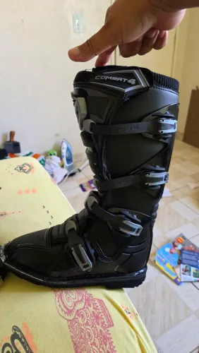 Bota para motocross e moto