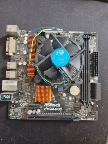 Asrock h110m-dgs não liga e quando liga fica em loop + celeron g3900 box cpu funcionando