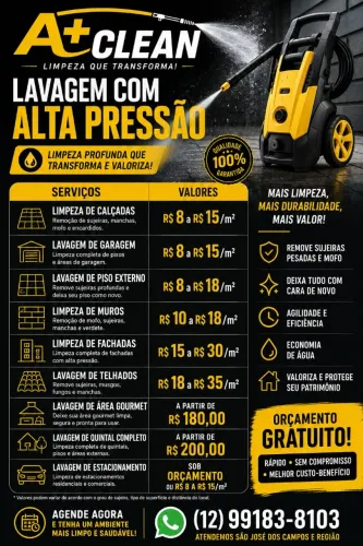 Fazemos limpeza em geral