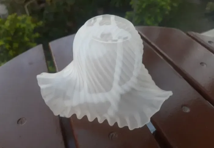Cúpula para abajour antigo ou luminária antiga em cristal