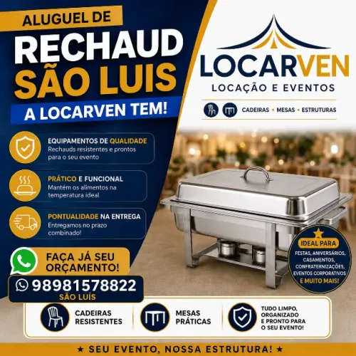 ALUGUEL DE RECHAUD 