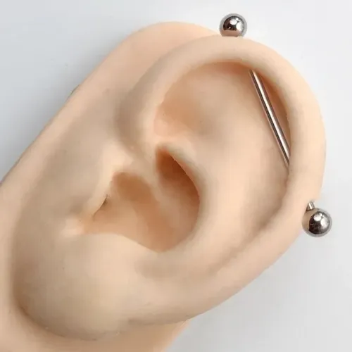piercing transversal aço cirúrgico 32mm