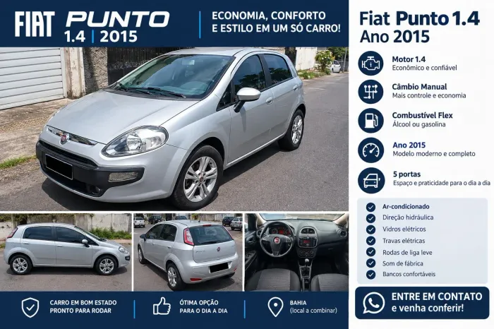 Fiat Punto Attractive 1.4 Fire Flex 8V 5P 2016