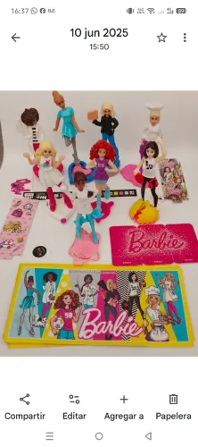 Kinder ovo brinquedos coleção Barbie