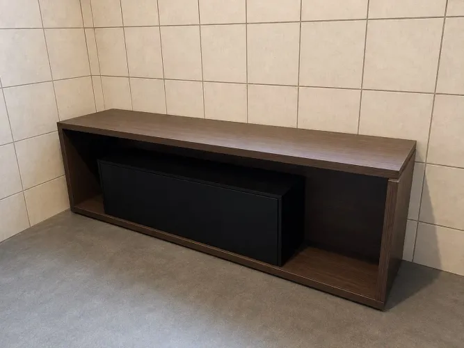 Rack / Balcão Baixo Moderno para TV e Decoração (2,25 m x 0,48 m)