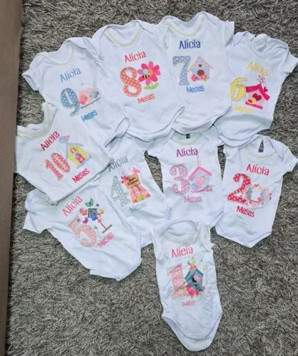 Body mesversário Alícia