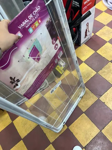Varal de chão em aço