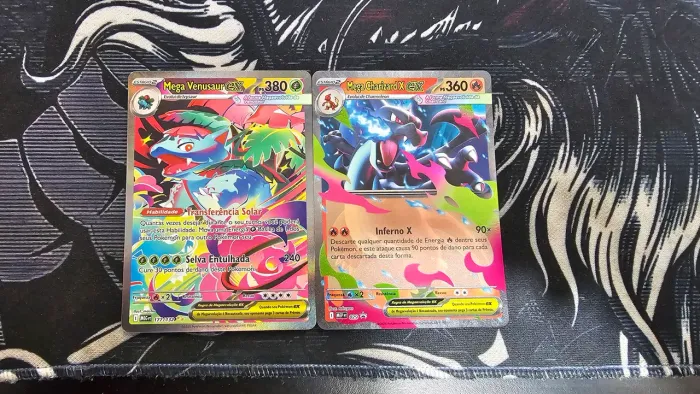 Cartas Pokémon Mega Venusaur EX / Mega Charizard X EX