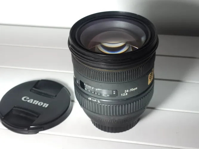 Lente Sigma 24-70 2.8 EX HSM Para Canon Ef Full Frame