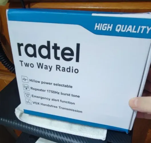 Rádio HT radtel VHF UHF HF escuta  aviação novo