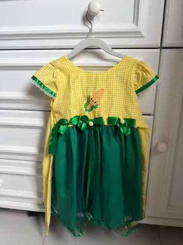 VESTIDO CAIPIRA SÃO JOÃO COPA RAINHA DO MILHO 2 anos 