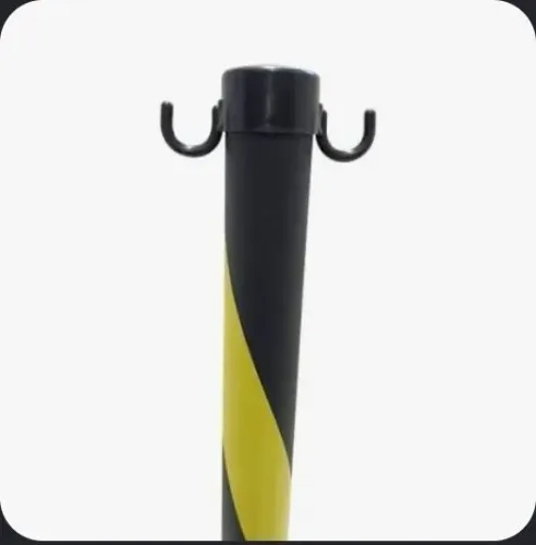 Kit 8 Pedestal Balizador Organizador De Fila + 20m Corrente