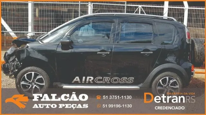 Portas capo citroen aircross c3 2012 automatica peças