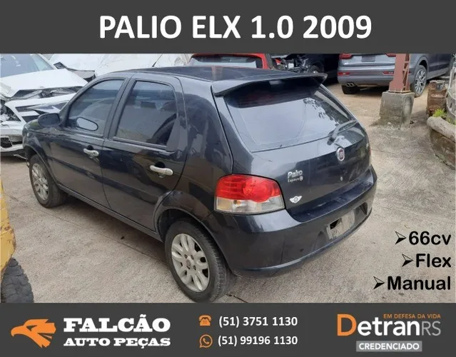 fiat palio elx flex 2009 em peças sucata