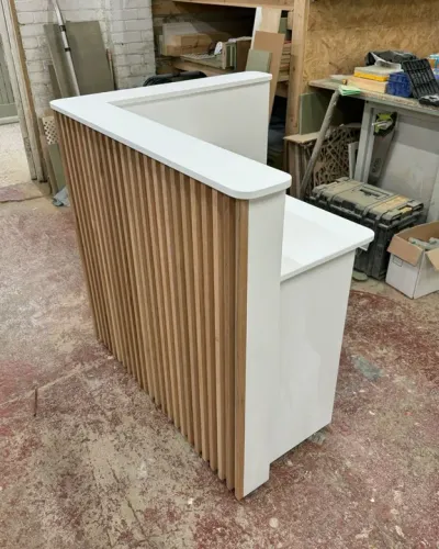 Balcão de recepção MDF - Móveis sob medida 