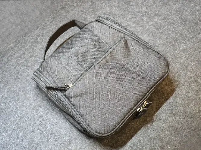 Nécessaire organizadora de viagem para acessórios :: preto :: estojo organizador